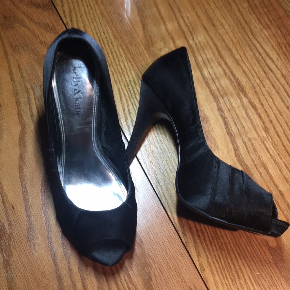 Black Platform Stiletto Kelli and Kate heels
